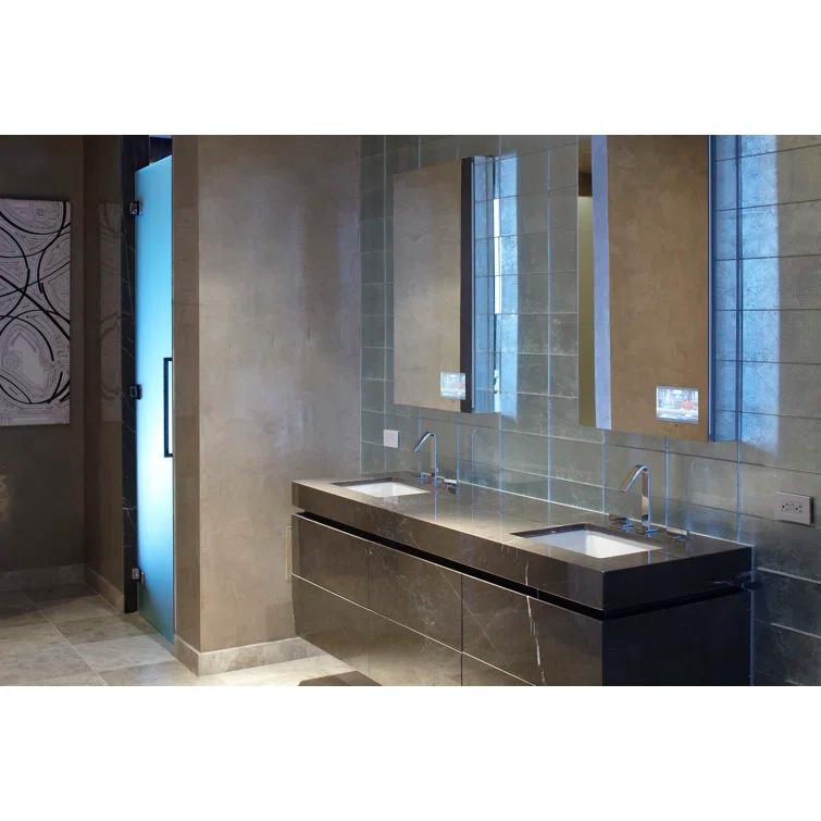 Verticyl Rectangular Undermount Bathroom Sink with Overflow