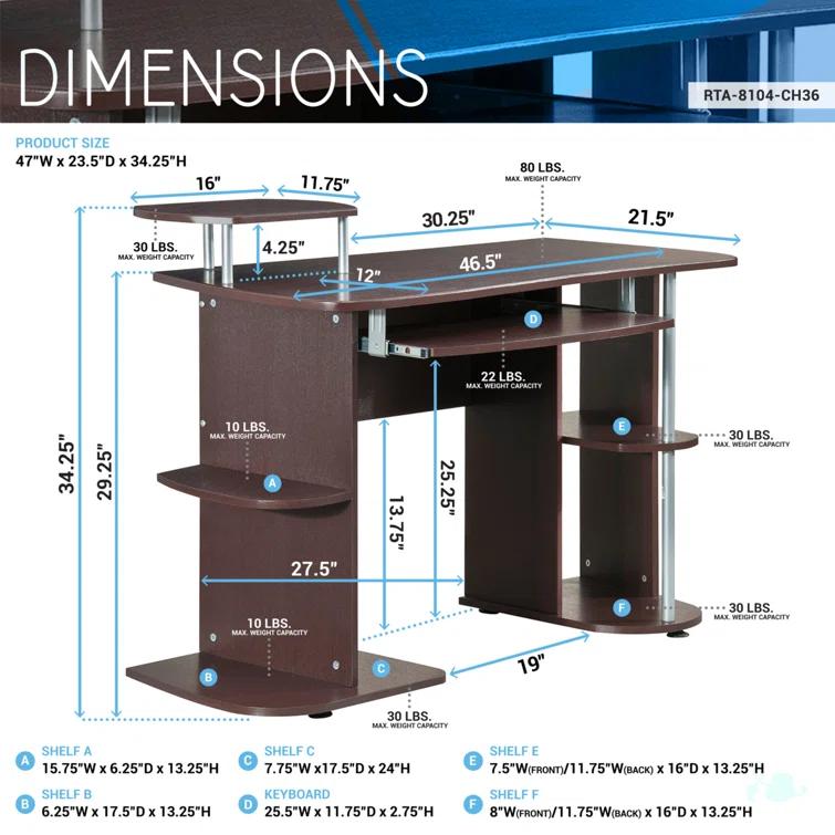 Winston Porter Anara Computer Desk