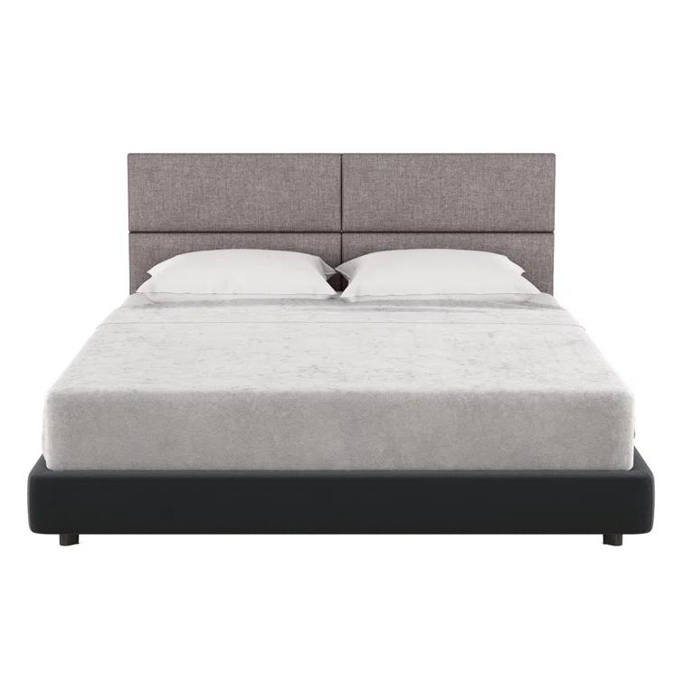 Panelist Modern Padded Headboard - Set of Wall Mounted Panels