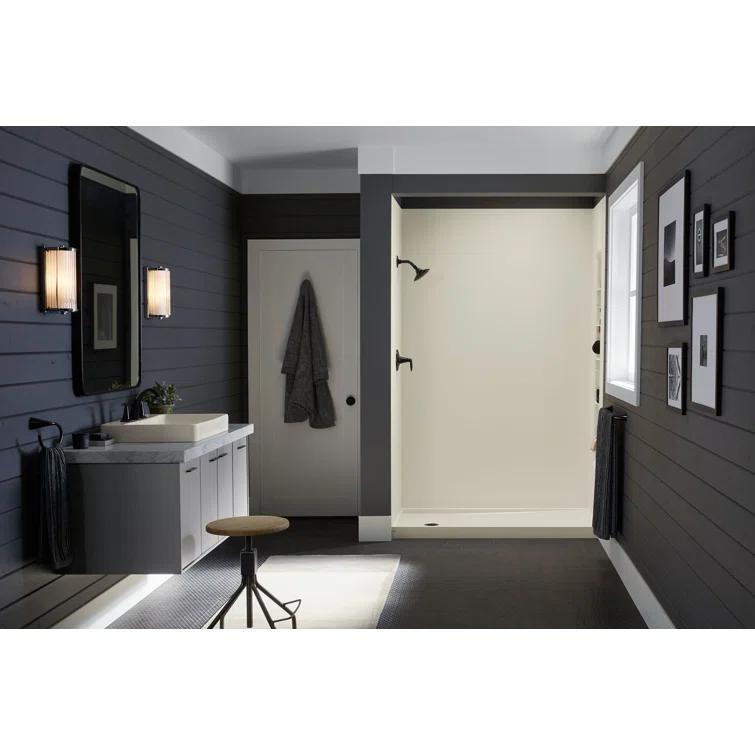 Vox® Vitreous China Rectangular Vessel Bathroom Sink with Overflow