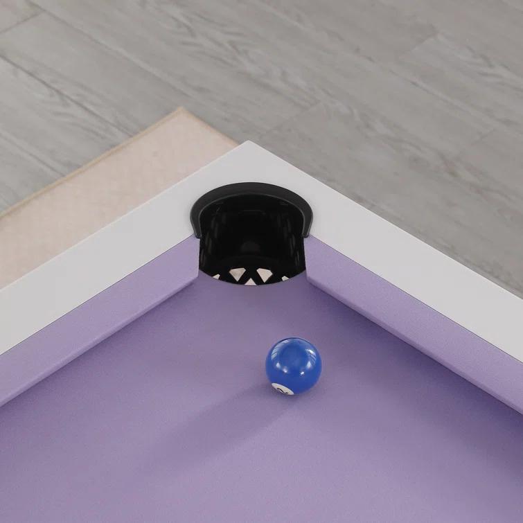 Oasis Outdoor/Indoor Slate Dining Pool Table w/ 2 Benches & Accessories