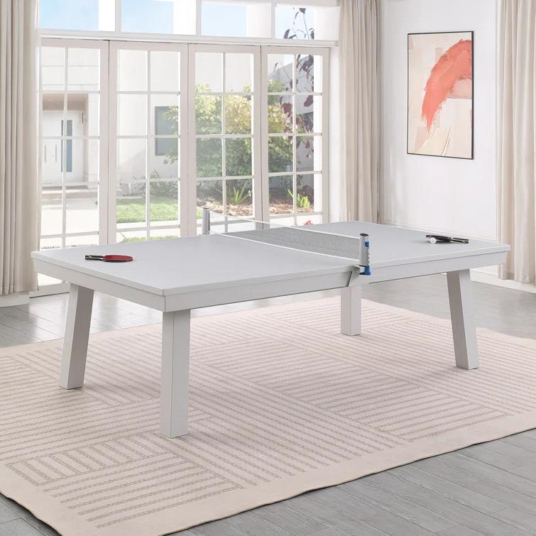 Oasis Outdoor/Indoor Slate Dining Pool Table w/ 2 Benches & Accessories