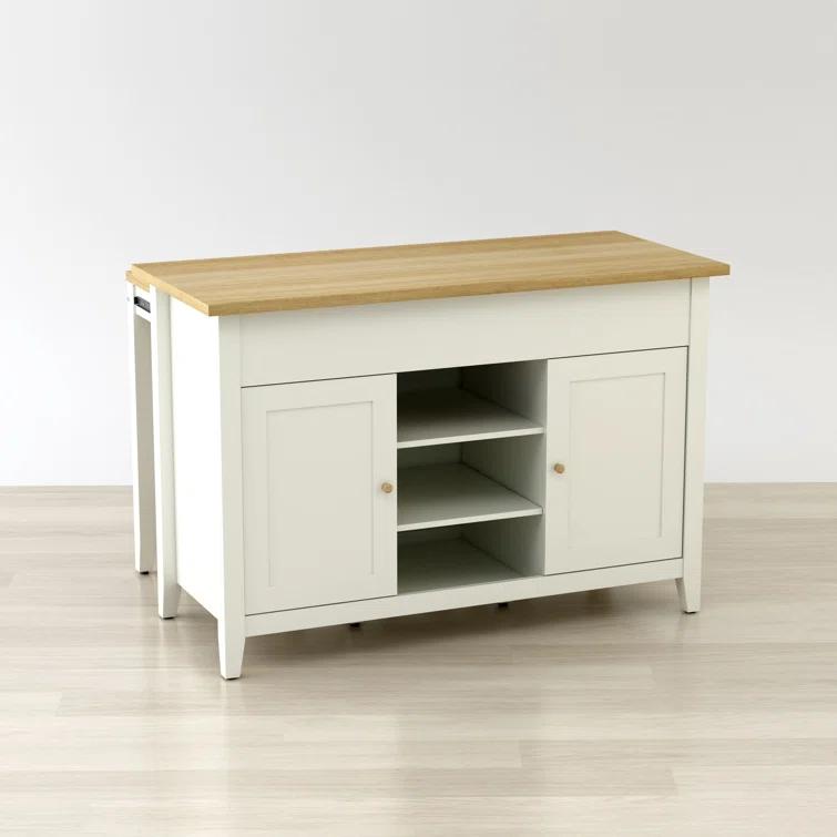Anderson Teak KC-053 Delphi 52.7' Kitchen Island Cabinet