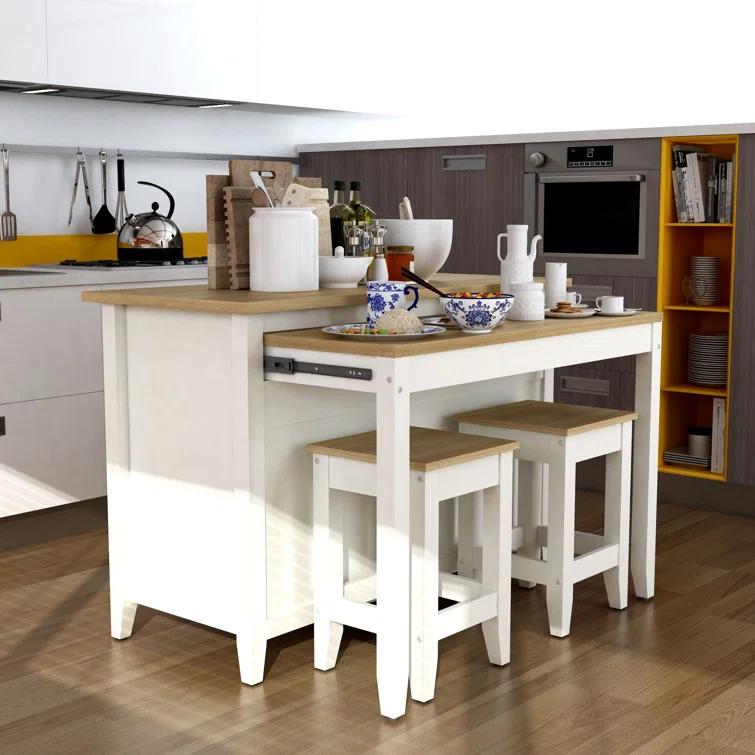 Anderson Teak KC-053 Delphi 52.7' Kitchen Island Cabinet