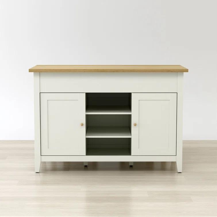 Anderson Teak KC-053 Delphi 52.7' Kitchen Island Cabinet