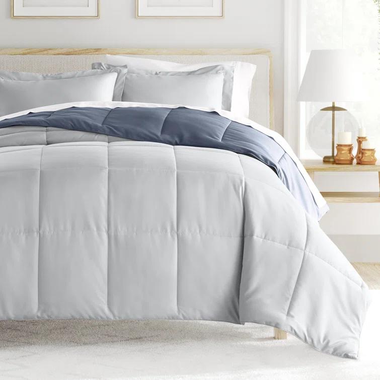 Reversible Down-Alternative Comforter Bedding Set