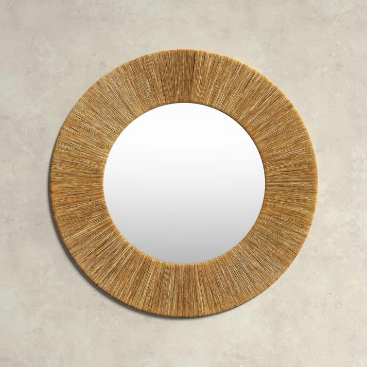 Cecil Rope Flat Wall Mirror