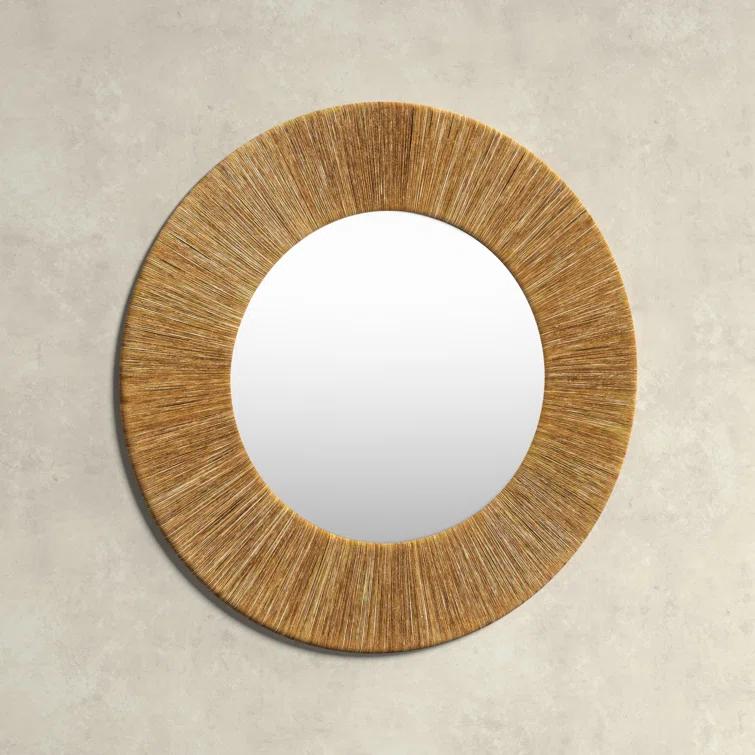 Cecil Rope Flat Wall Mirror