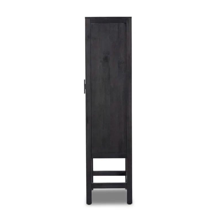 Hannah Narrow Cabinet - Black and Black
