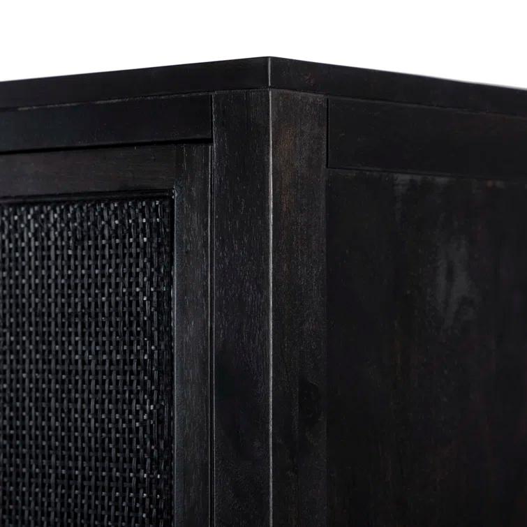Hannah Narrow Cabinet - Black and Black