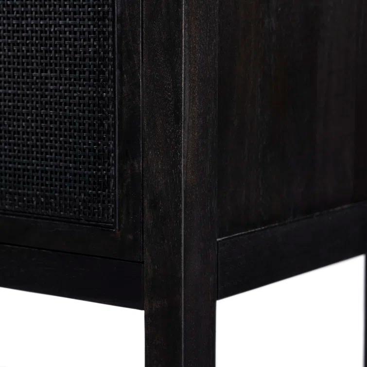 Hannah Narrow Cabinet - Black and Black