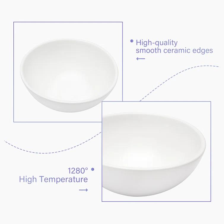 13X13 Inch White Ceramic Circular Vessel Bathroom Sink