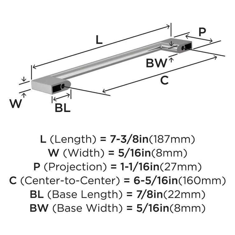 6 5/16" Center Handle Pull Multipack