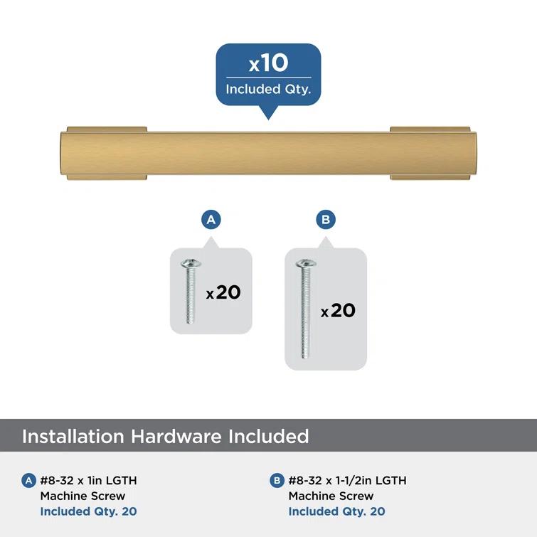 Bridgeport 3 3/4" Center Handle Pull Multipack