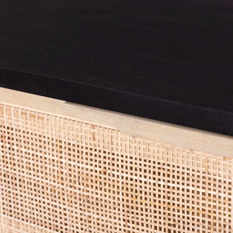 Hannah 9-Drawer Dresser - Black and Natural