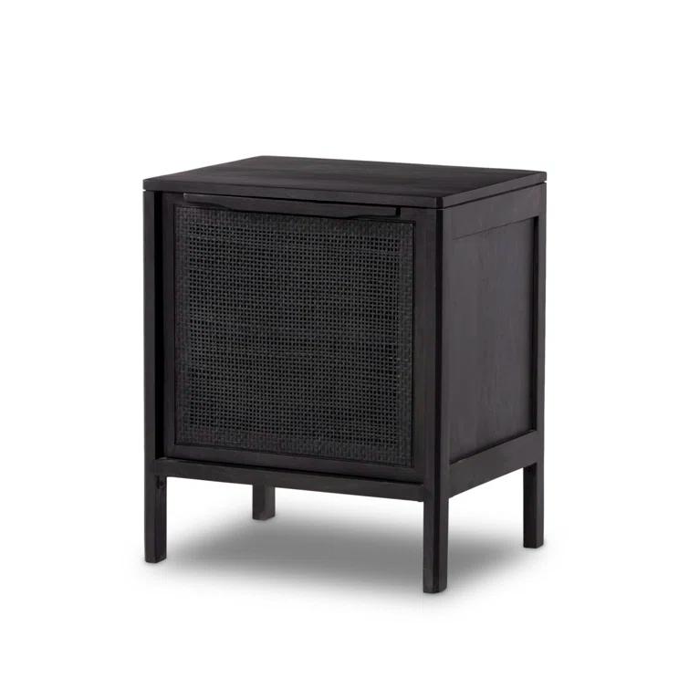 Hannah Nightstand - Black and Black / Left-Side