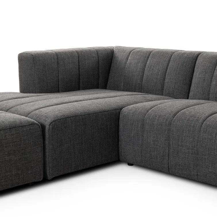 Bowry 4 - Piece Modular Upholstered Chaise L-Sectional