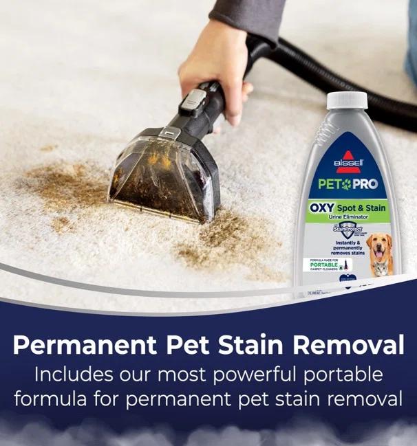 BISSELL BISSELL Little Green HydroSteam Multi-Purpose Portable Carpet and Upholstery Cleaner, Car and Auto Detailer, 3618 3605