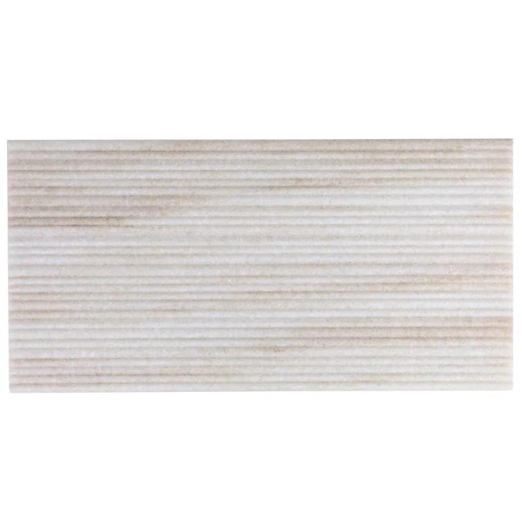 Large Format 12'' W x 24'' L Marble Singular Tile