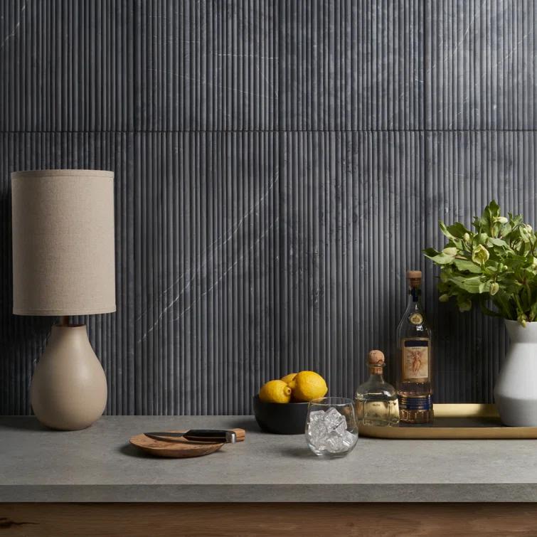 12'' W x 24'' L Marble Singular Tile