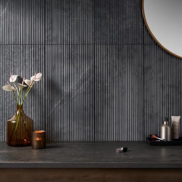 12'' W x 24'' L Marble Singular Tile