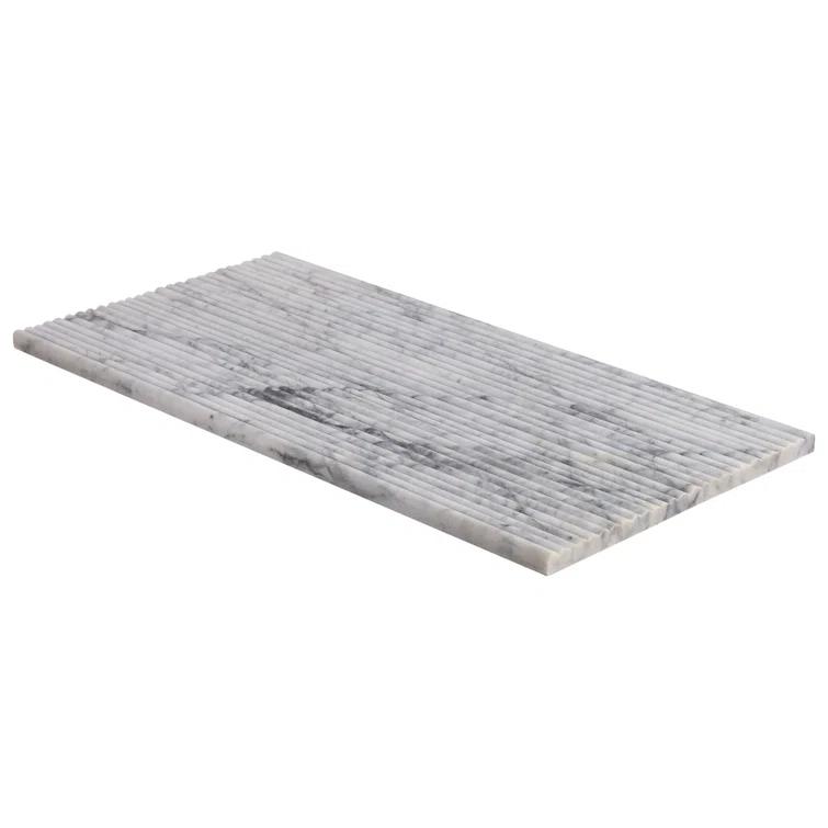 12'' W x 24'' L Marble Singular Tile