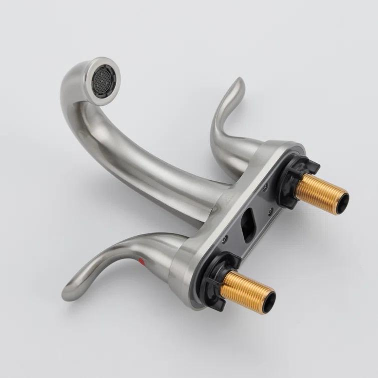 1.2 Flow Centerset Bathroom Sink Faucet with Drain