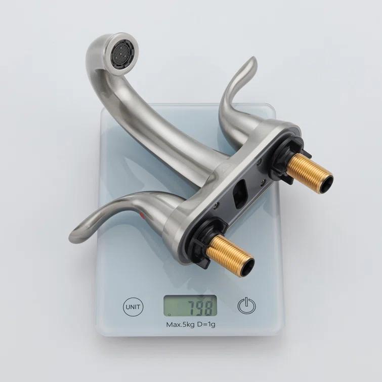 1.2 Flow Centerset Bathroom Sink Faucet with Drain