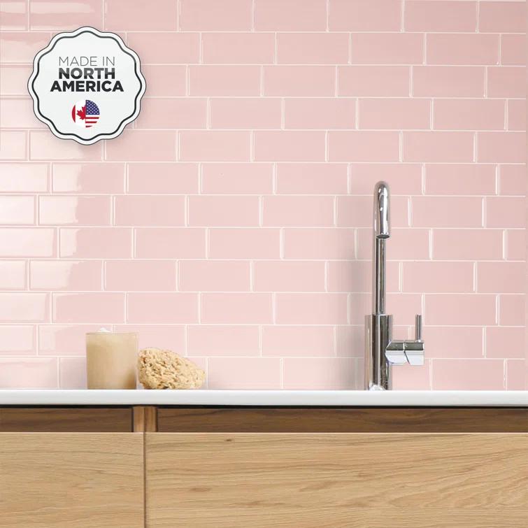 Metro 8'' W x 11'' L Gel Peel and Stick Mosaic Tile