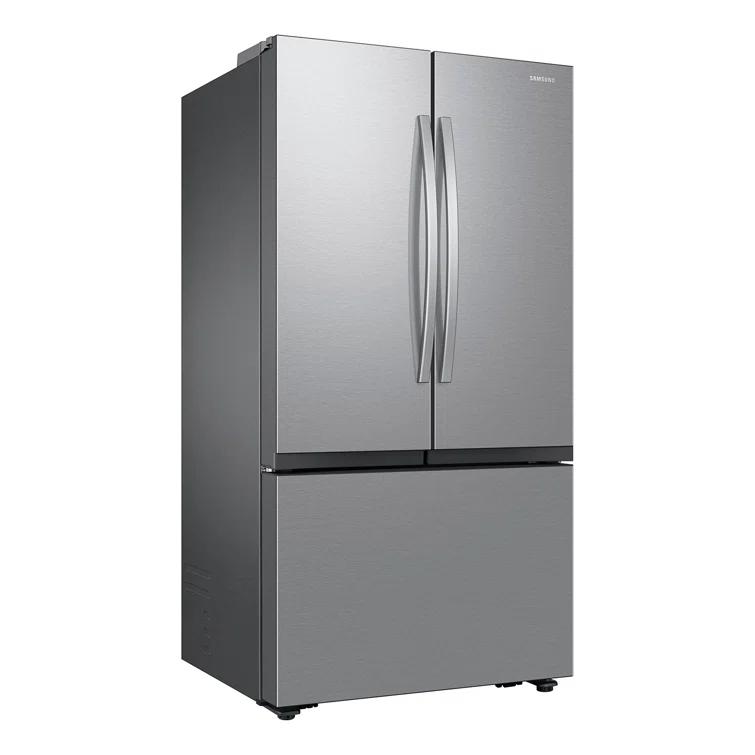 Samsung RF27CG5100SRAA 27 Cubic Feet Mega Capacity Counter Depth 3-Door French Door Refrigerator with Dual Auto Ice Maker