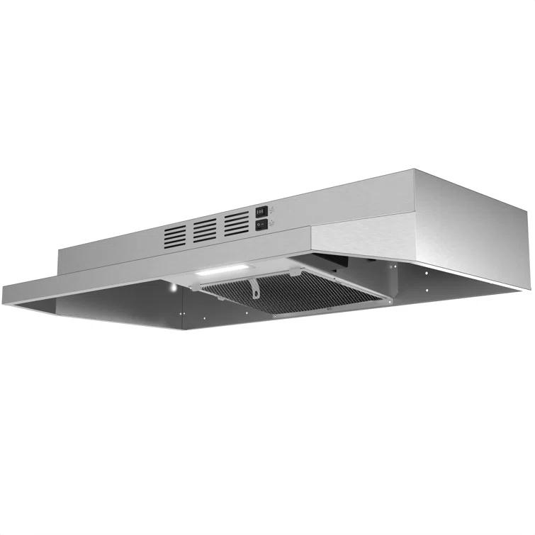 30-in Convertible Under Cabinet Range Hood 176CFM with Charcoal Filter in Stainless Steel