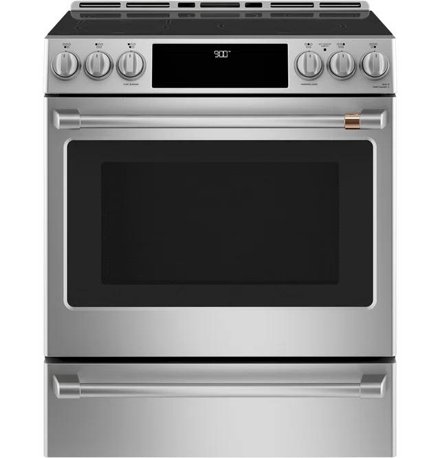 Café Smart Appliances Induction 30" 5.7 cu. ft. Slide-in Electric Range