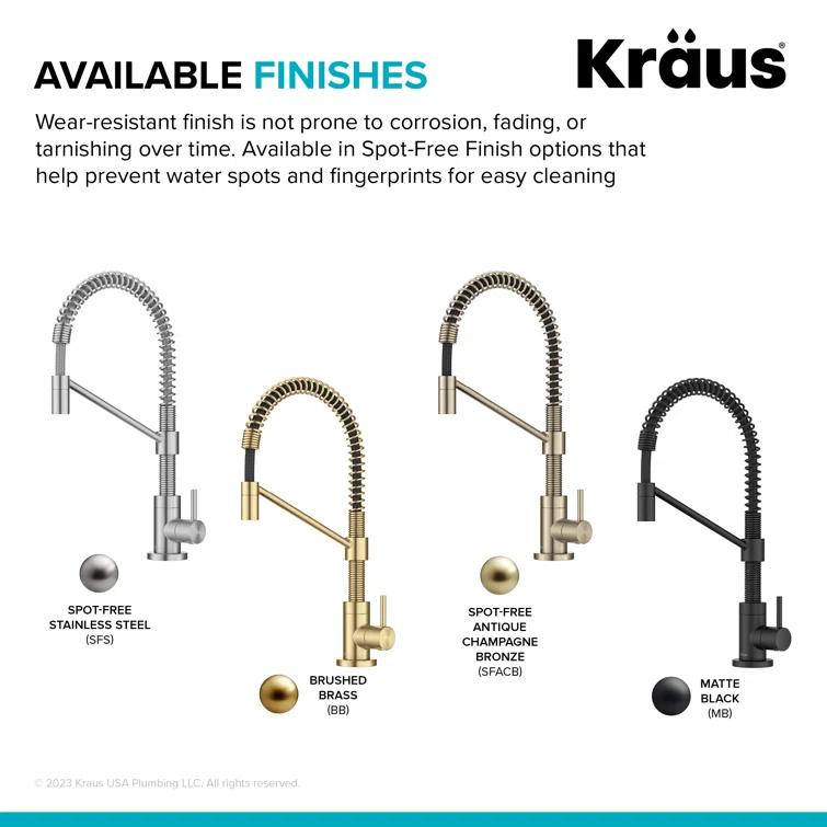 KRAUS Bolden Single Handle Drinking Water Filter Faucet for Reverse Osmosis or Water Filtration System