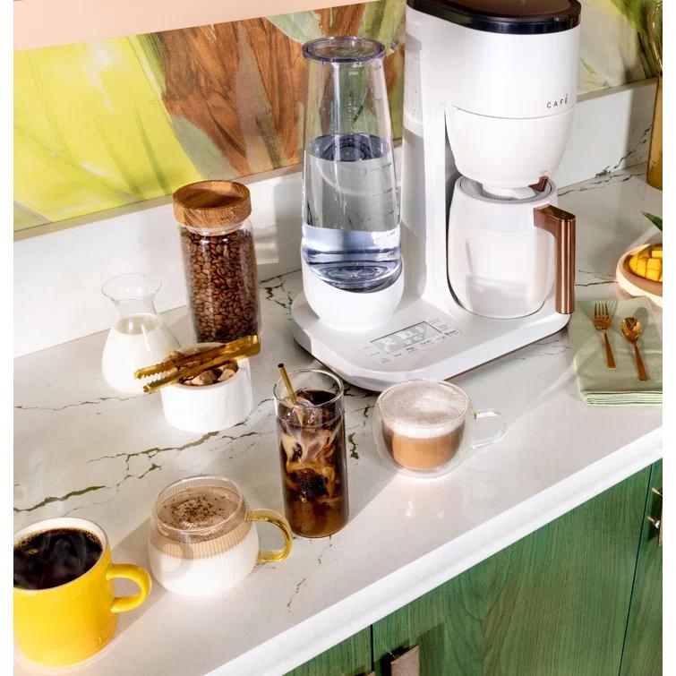 Café ™ Matte White Specialty Grind and Brew Coffee Maker