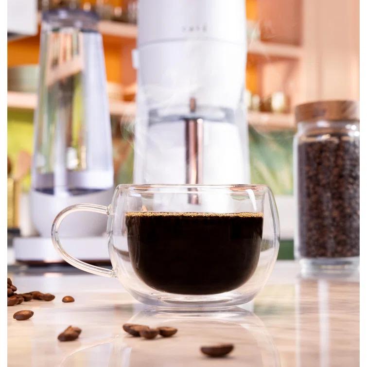 Café ™ Matte White Specialty Grind and Brew Coffee Maker