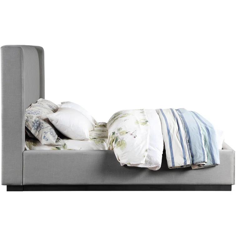 Chamblis Upholstered Wingback Bed