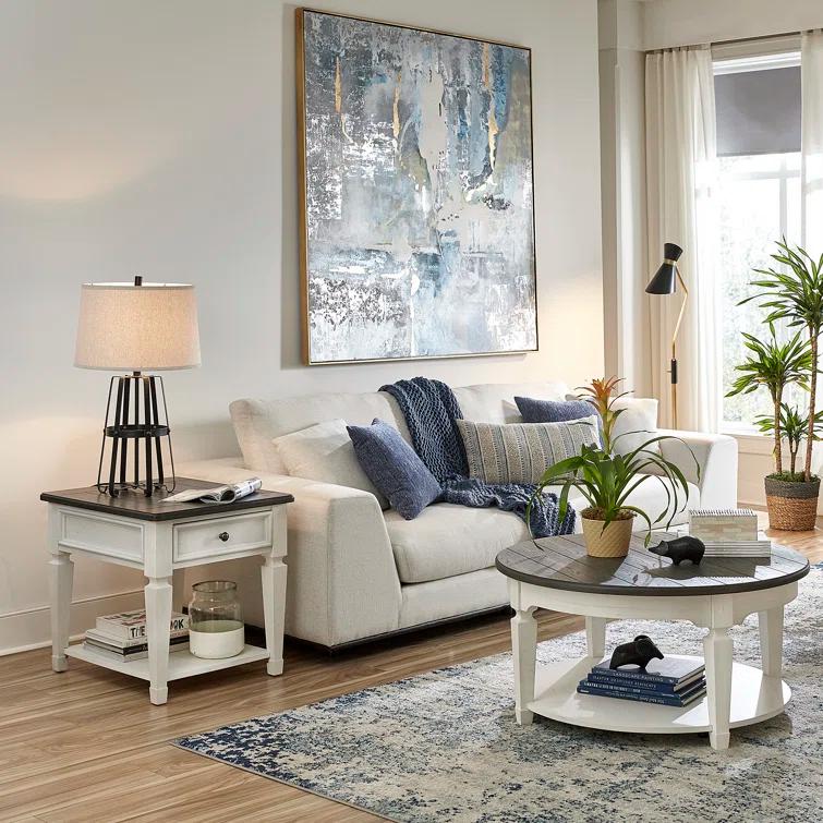 Allyson Park 3 - Piece Solid Wood Living Room Table Set