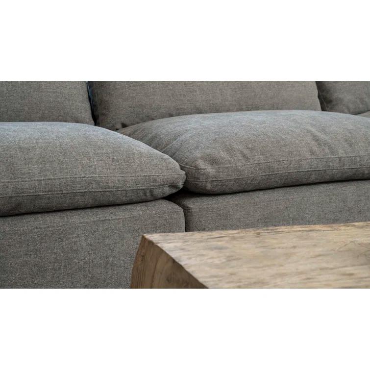JoJo Fletcher Luxe Stain-Resistant Fabric 5Pc Two-Arm Sectional