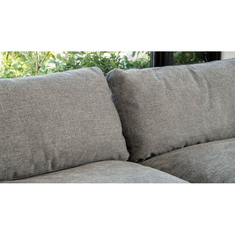 JoJo Fletcher Luxe Stain-Resistant Fabric 5Pc Two-Arm Sectional