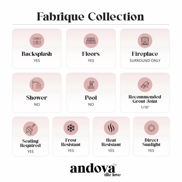 Fabrique 1-in. x 2-in. Basketweave Marble Look Polished Natural Stone Wall & Floor Mosaic Tile
