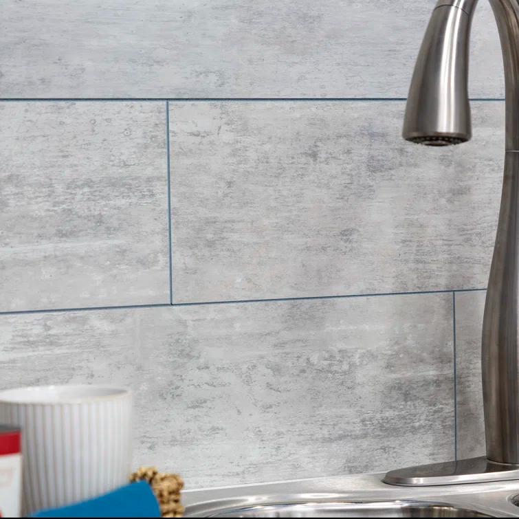 Palisade 22.8 in. x 7.31 in. Interlocking Vinyl Waterproof Wall/Backsplash Tiles