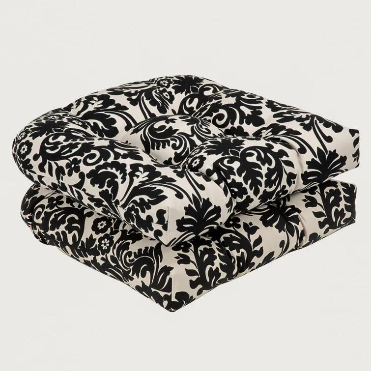 Pillow Perfect Outdoor 5'' Dining Chair Seat Cushion (Set of 2)