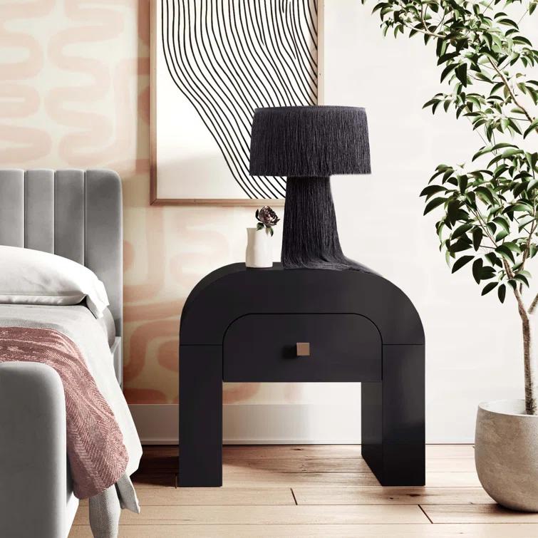 Pum Solid Wood Nightstand