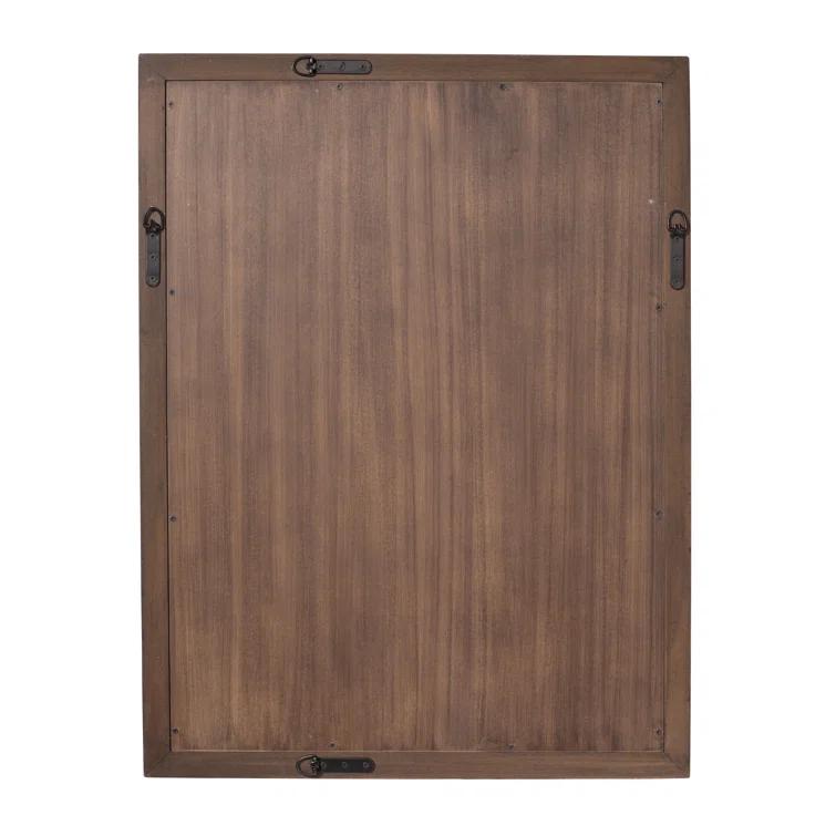 Ronan Burl Wood Mirror - Brown