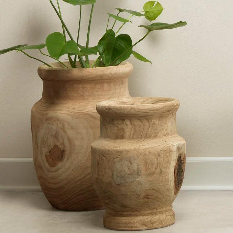 Joss & Main Texie Handmade Wood Table Vase