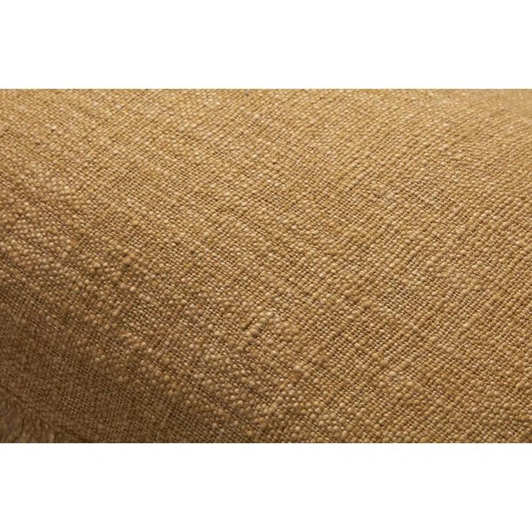Sable Pillow by Amber Lewis x Loloi - Gold / 13" x 21" / Down