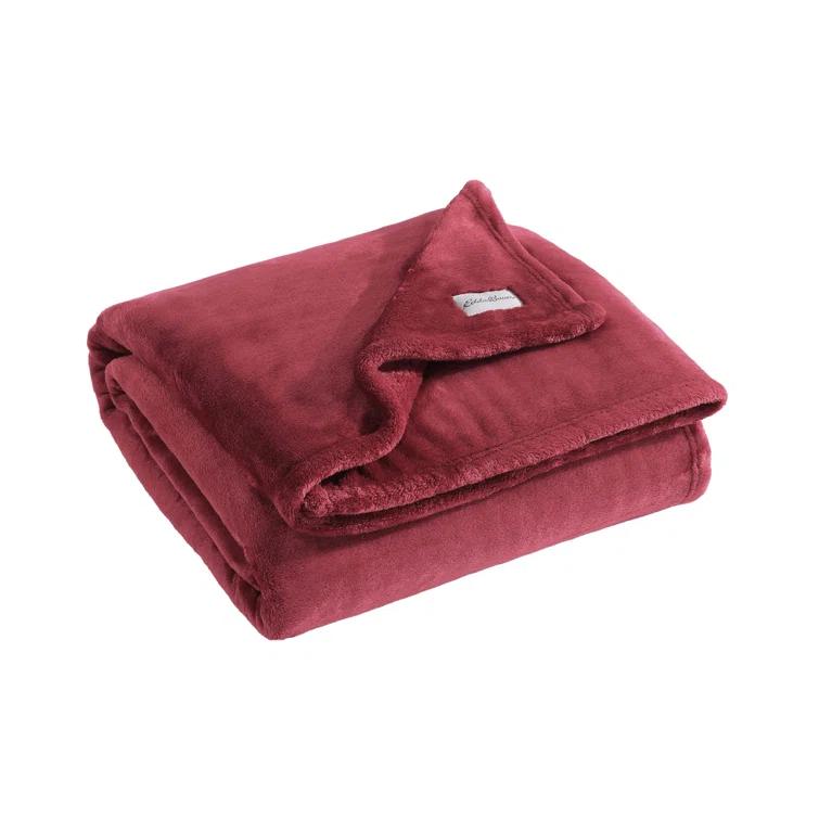 Eddie Bauer Eddie Bauer Ultra Lux Plush Solid Throw Blankets