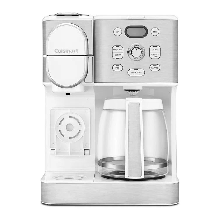 Cuisinart ® Coffee Center ® White 12-Cup Coffee Maker and Single Brewer