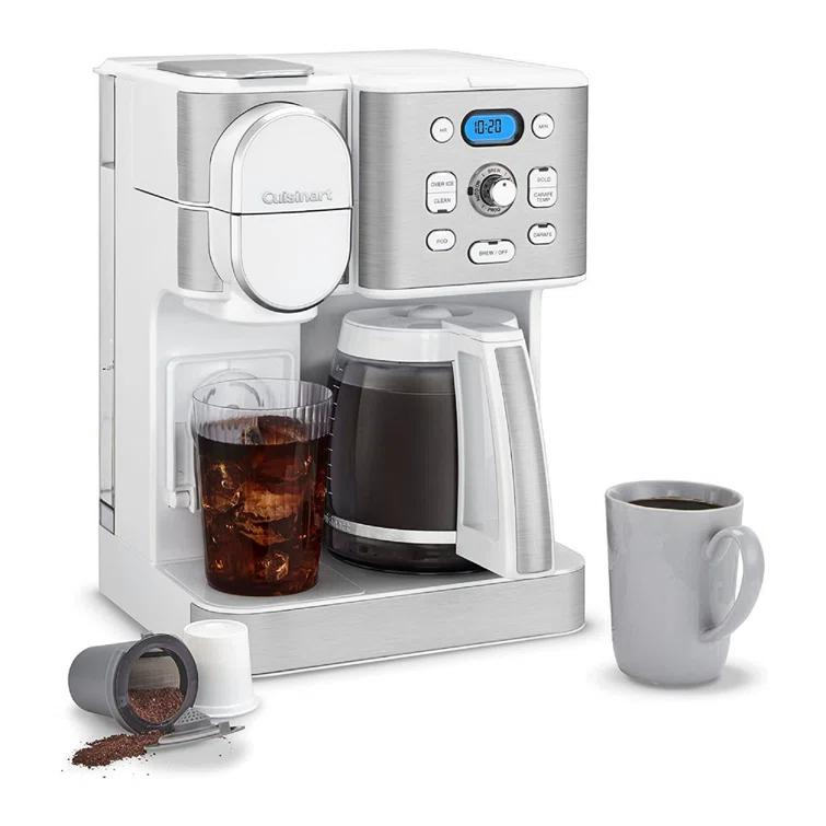 Cuisinart ® Coffee Center ® White 12-Cup Coffee Maker and Single Brewer