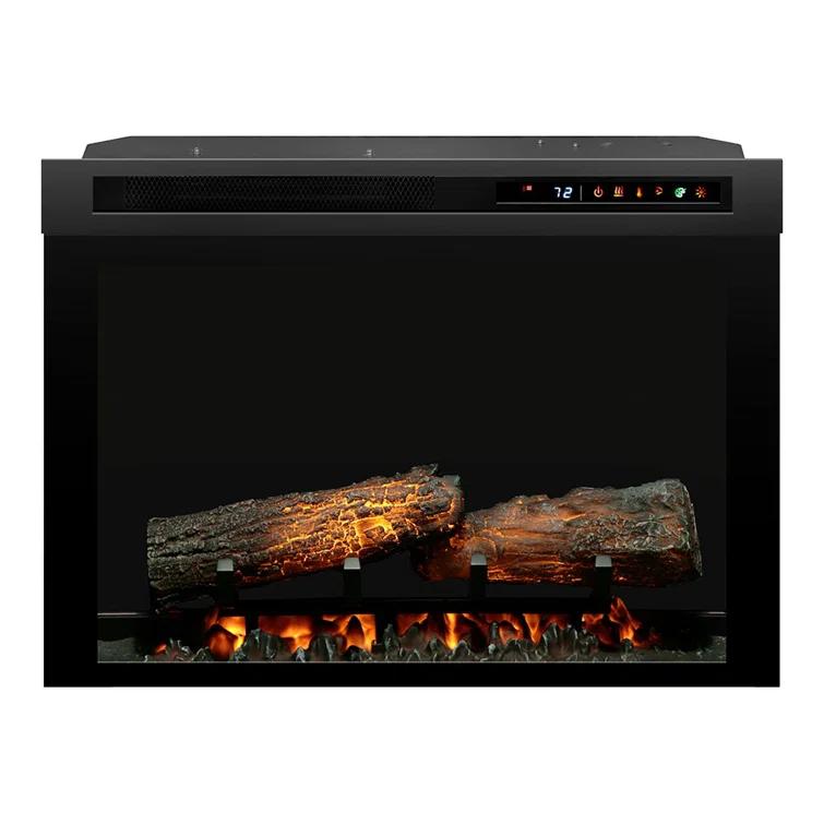 Dimplex Nova Multi-Fire XHD Plug-In Electric Fireplace Insert with Realistic Logs - 1000 SQ FT, Ceramic Heater